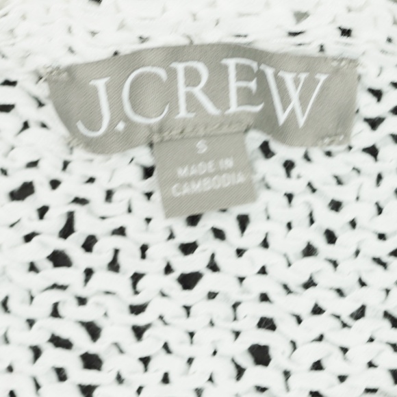JCREW Size S Montauk Textured Sweater Tee - White $89 - Picture 4 of 4